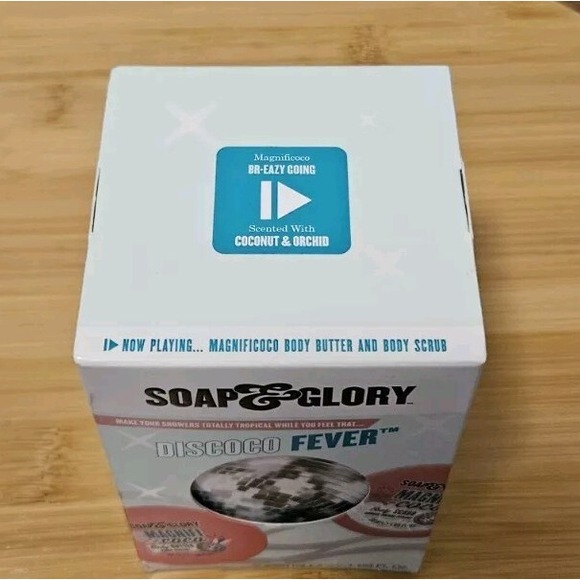 Soap & Glory Discoco Fever Set Magnificoco Body Scrub & Body Butter 1.69oz Each - Picture 5 of 7